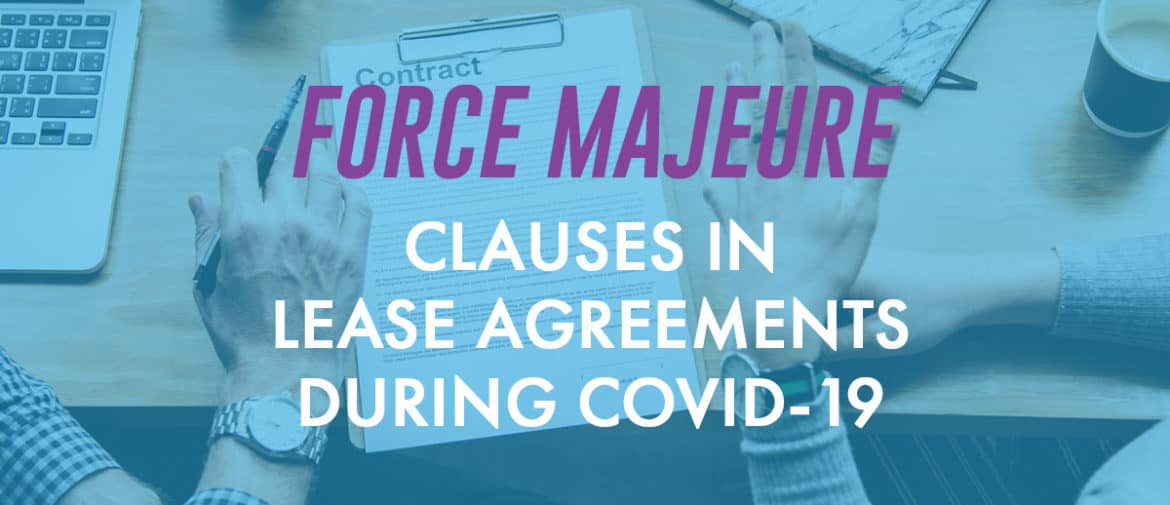 Force Majeure Lease Agreements Header