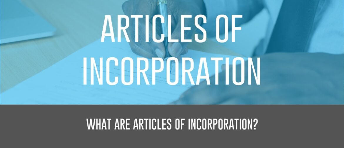 Articles of Incorporation header