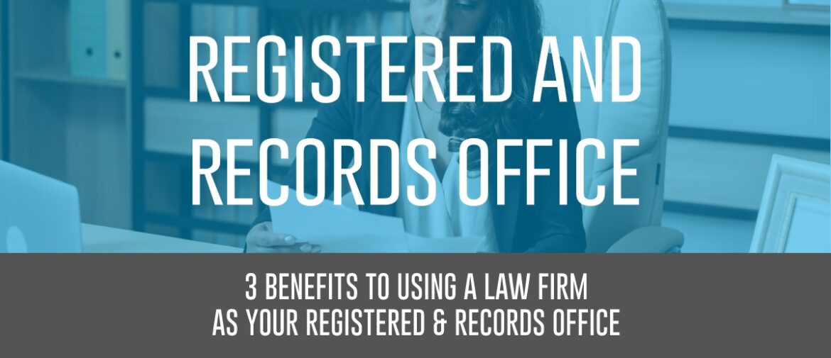 Registered and Records Office cover